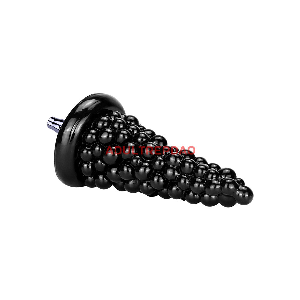 6.3-inch Grape Tapered Anal Plug Attachment for Lustti Sex Machines