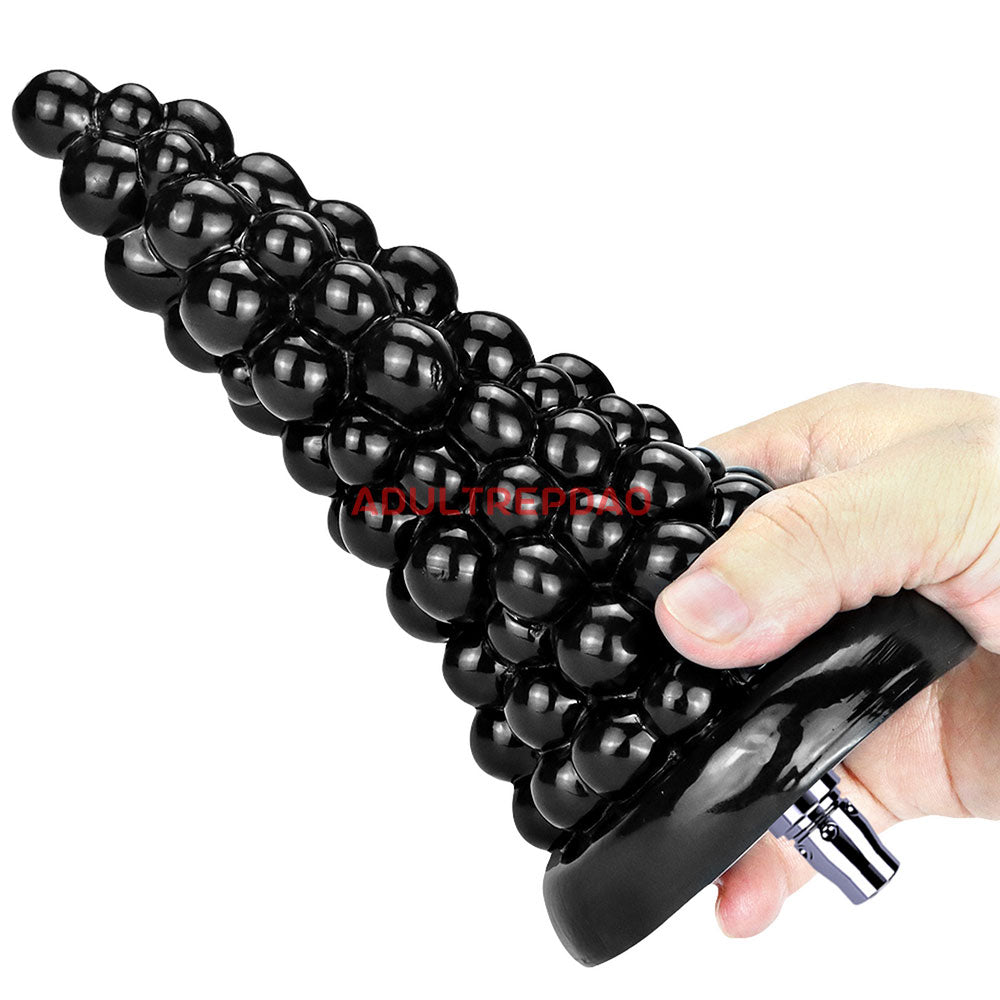 6.3-inch Grape Tapered Anal Plug Attachment for Lustti Sex Machines