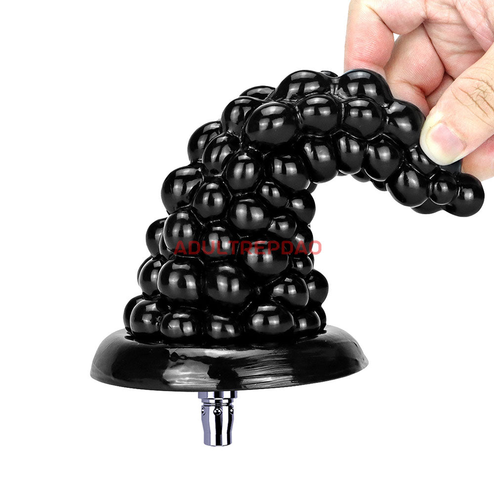 6.3-inch Grape Tapered Anal Plug Attachment for Lustti Sex Machines