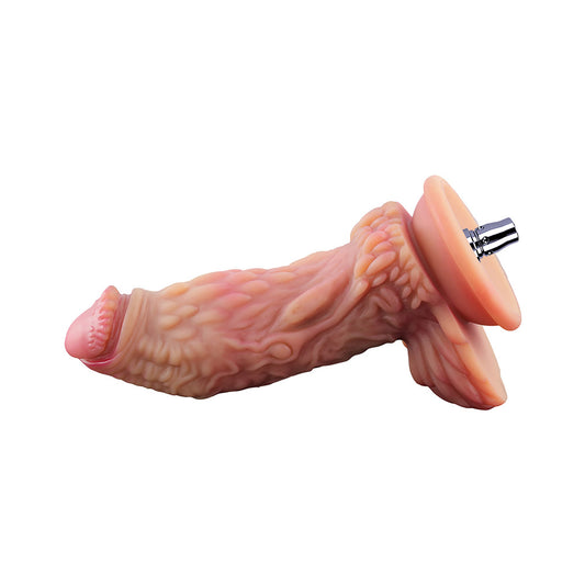 6.69-inch Dual Density Silicone Fantasy Dragon Dildo Attachment for Lustti Sex Machines