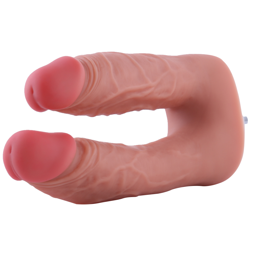 6.5" Realistic Double Penetrator Silicone Dildo for Hismith Sex Machines