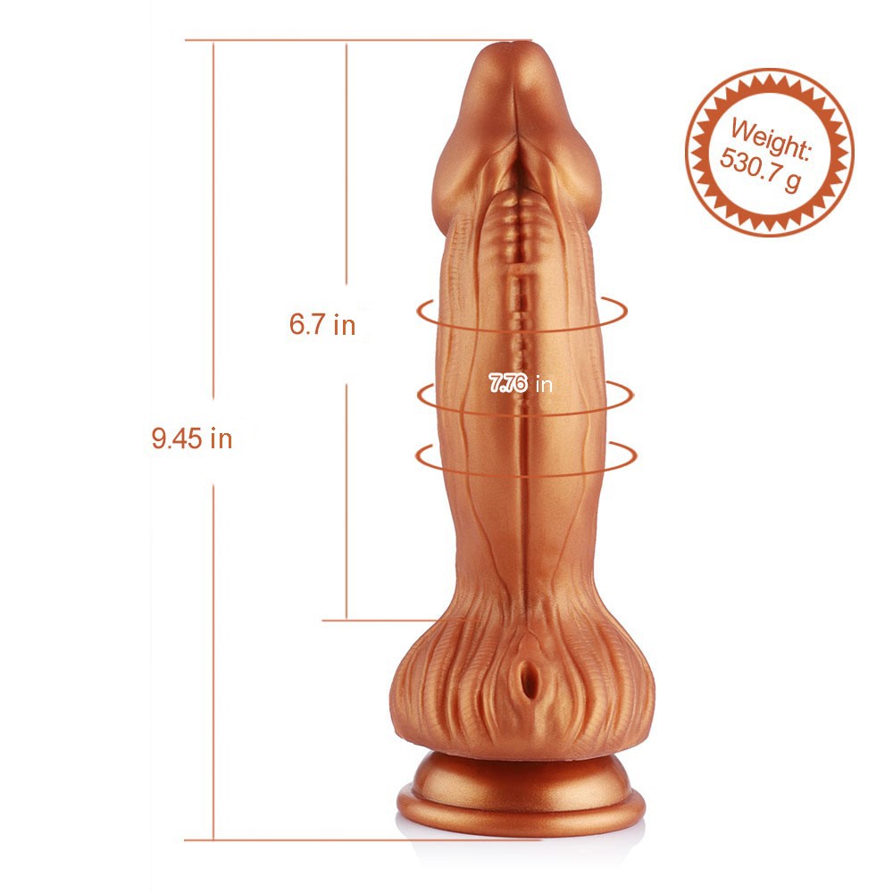 9.45" Silicone Monster Dildo Attachment for Hismith Sex Machines