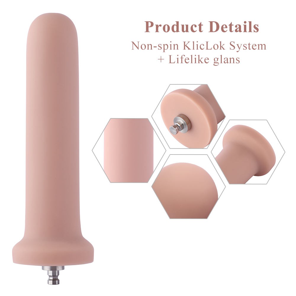 6.9" Smooth Silicone Anal Dildo Attachment for Hismith Sex Machines