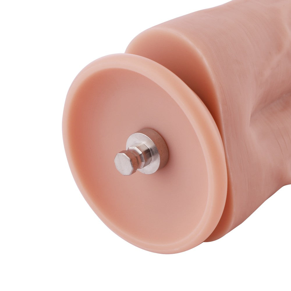 8.1” Realistic Siamese Silicone Dildo Attachment for Hismith Sex Machines