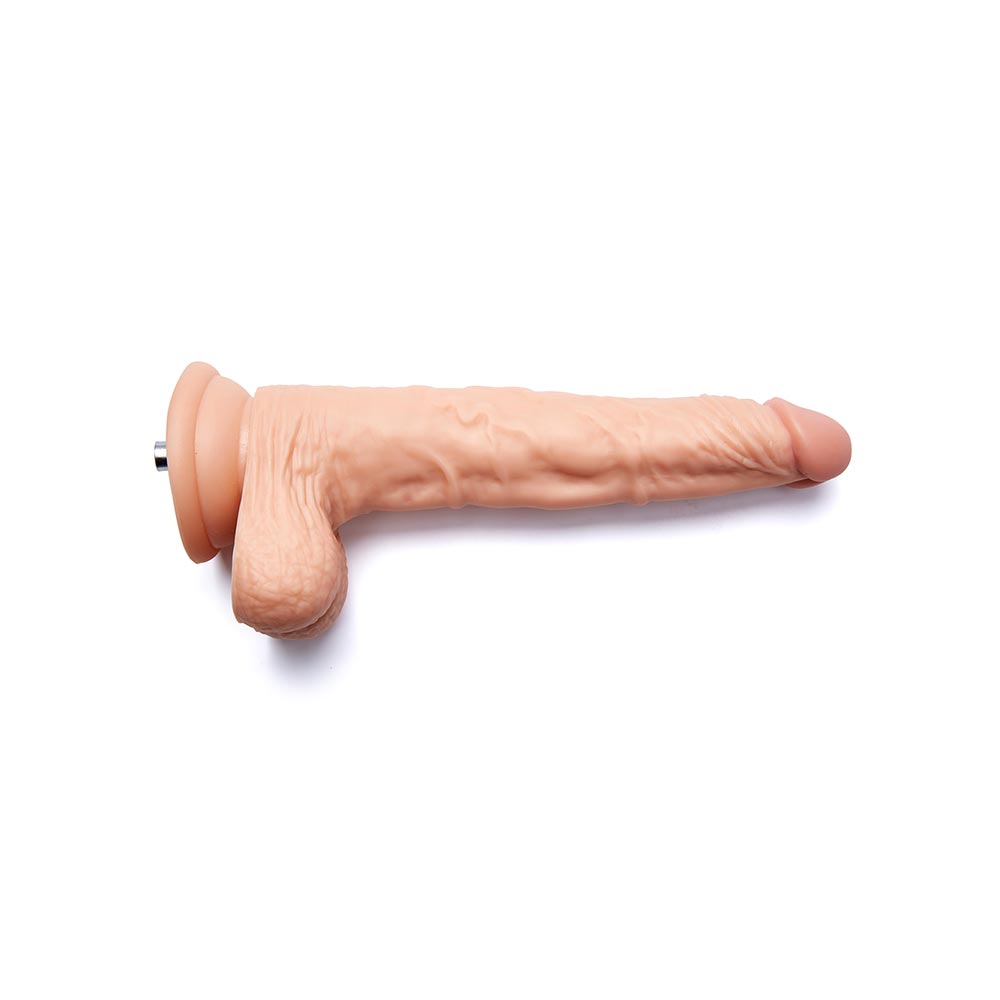 9.25-inch Real-Feel Veiny Slim Dildo Attachment