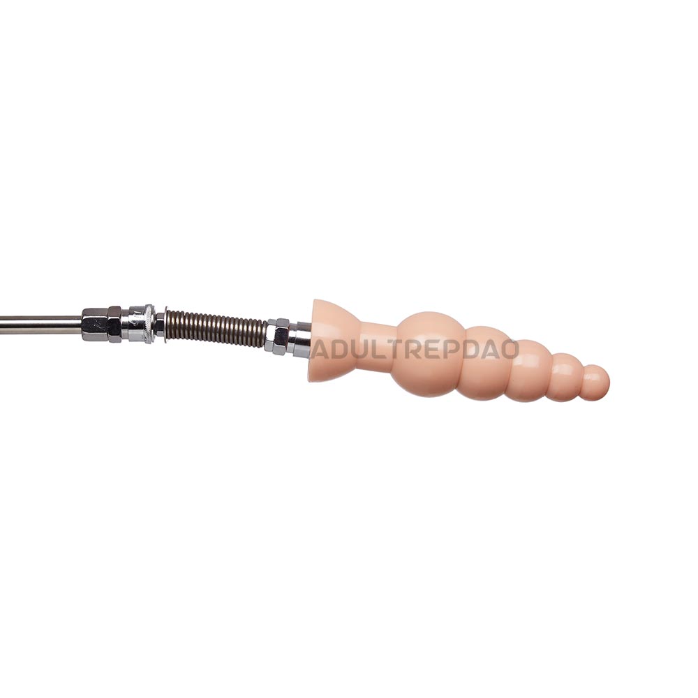 7.48-inch Tapered Bumpy Anal Beads Plug Attachment for Lustti Sex Machines