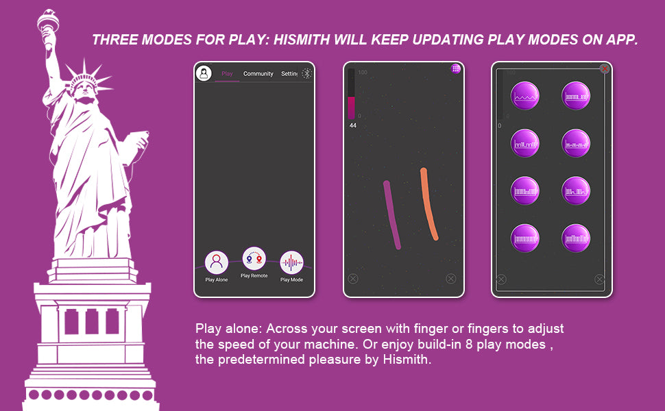 Hismith Sex Machine with App Control/Wireless Remote/Speed Dial, 100-Watt Motor, KlicLok System