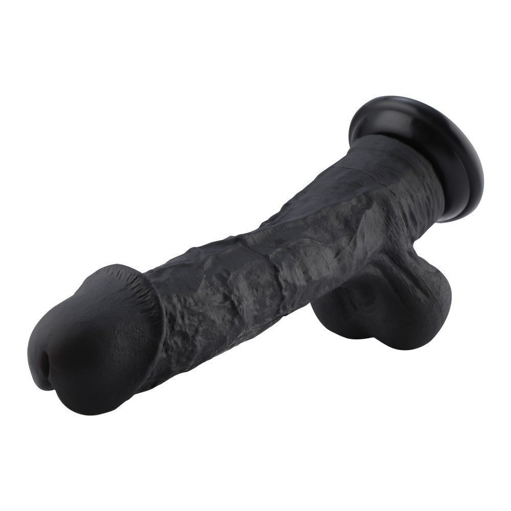 12.4" Black Super Huge Silicone Dildo Attachment for Hismith Sex Machines