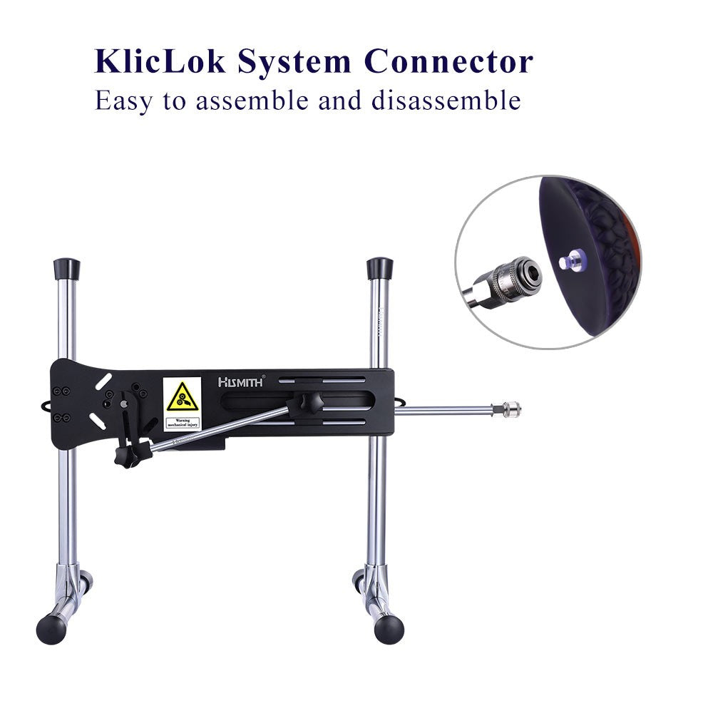 12.4" Black Super Huge Silicone Dildo Attachment for Hismith Sex Machines