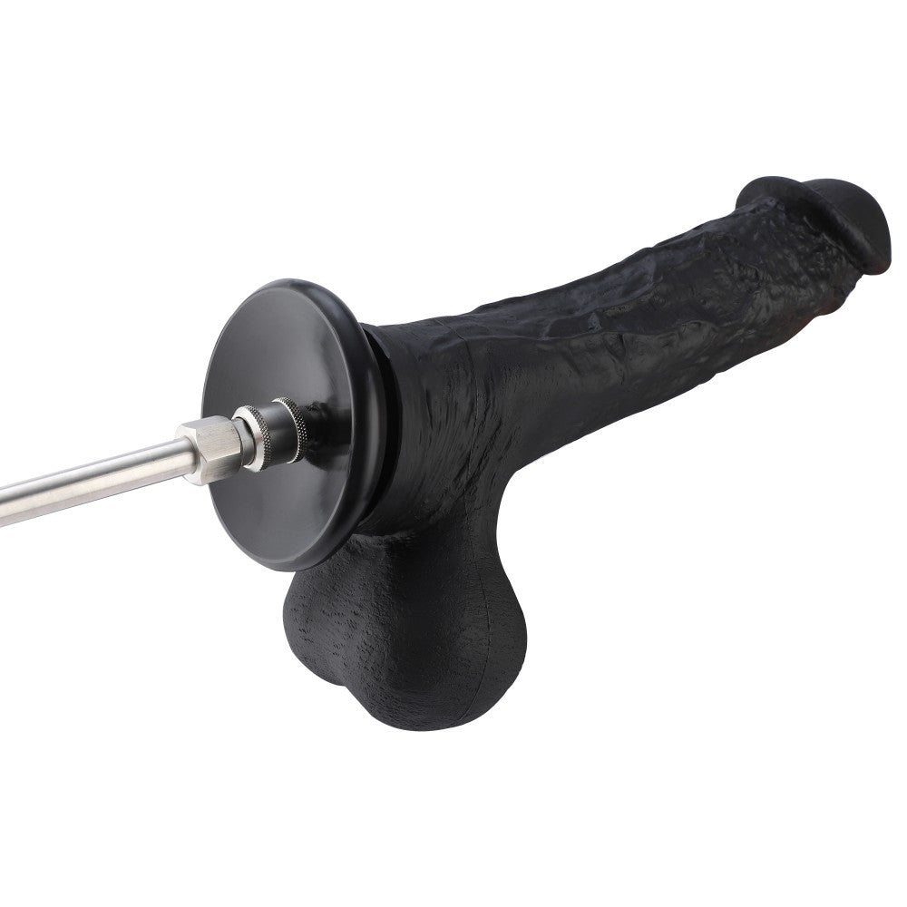 12.4" Black Super Huge Silicone Dildo Attachment for Hismith Sex Machines