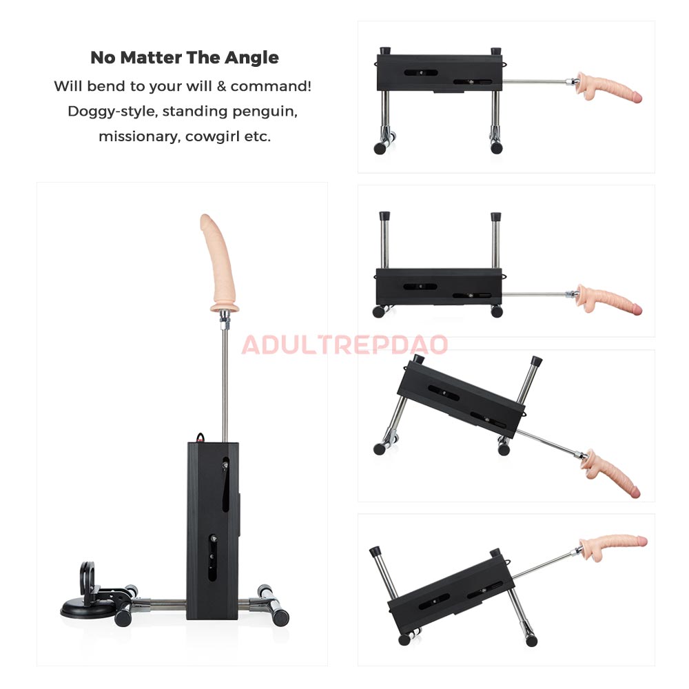 Lustti Double-Ended Sex Machine Mini FM18 - Adjustability