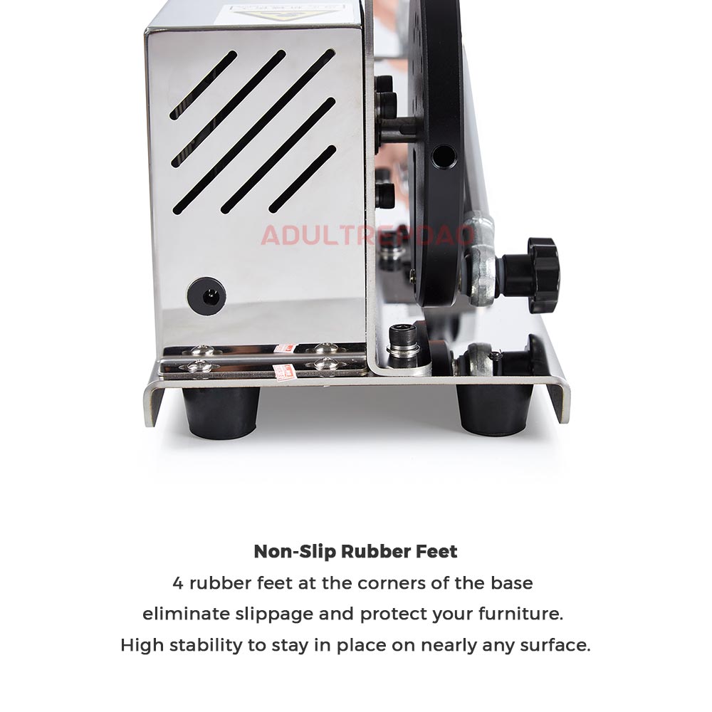 Lustti Classic Sex Machine FM08 - Non-Slip Rubber Feet