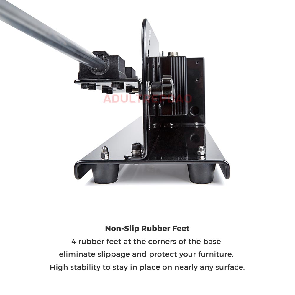 Lustti Classic Fuck Machine FM12 - Non-Slip Rubber Feet