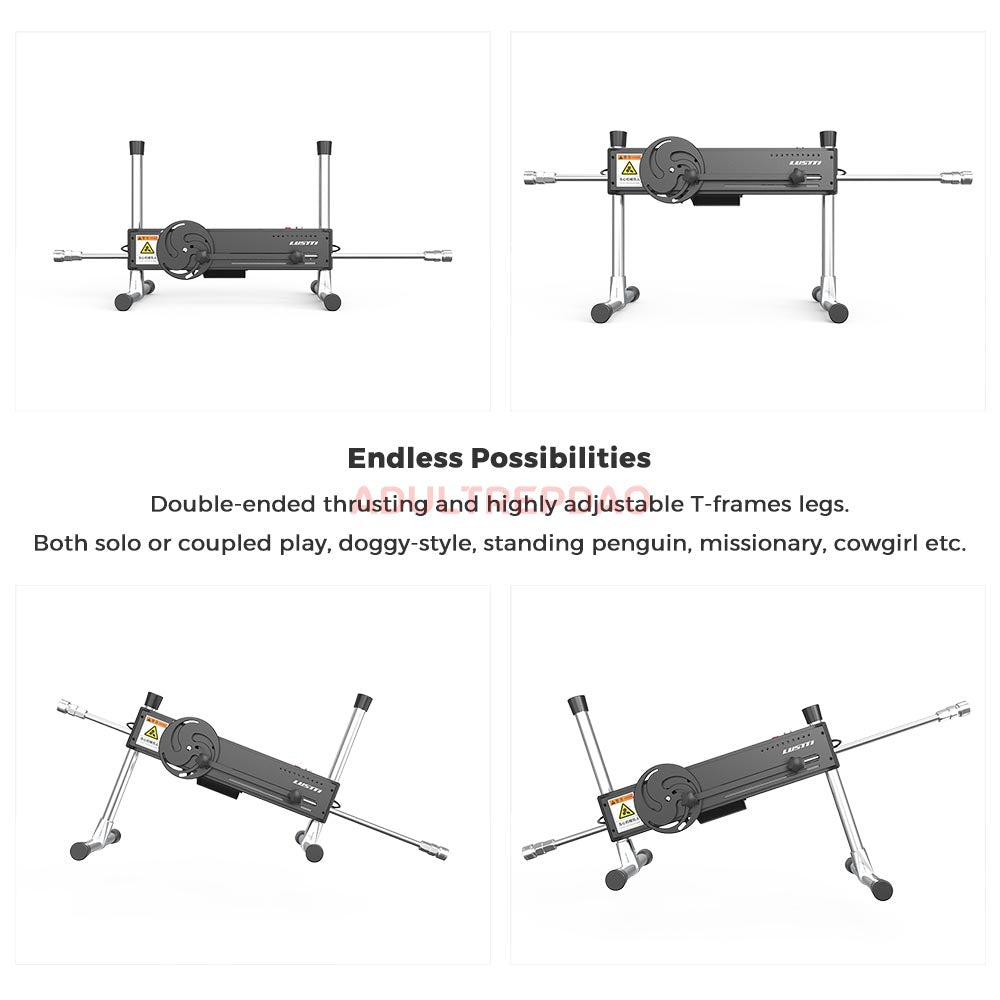 Lustti Double-Ended Sex Machine FM18 - Adjustability