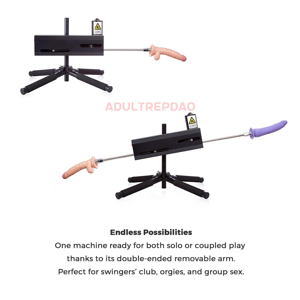 Lustti Double-Ended Sex Machine FM19 - Solo or Coupled Play
