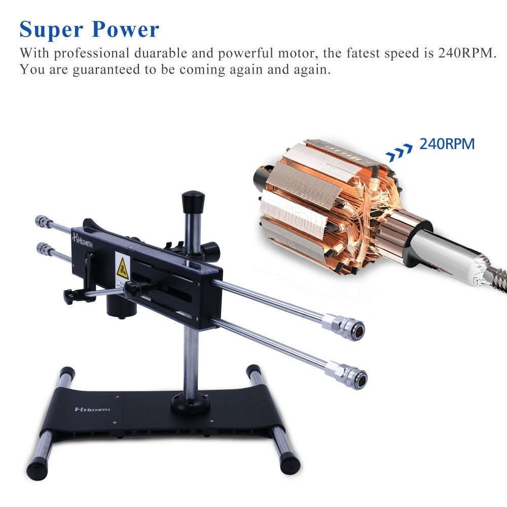 Hismith Dual-Ended Double Penetration Sex Machine with 100-Watt Motor, KlicLok System