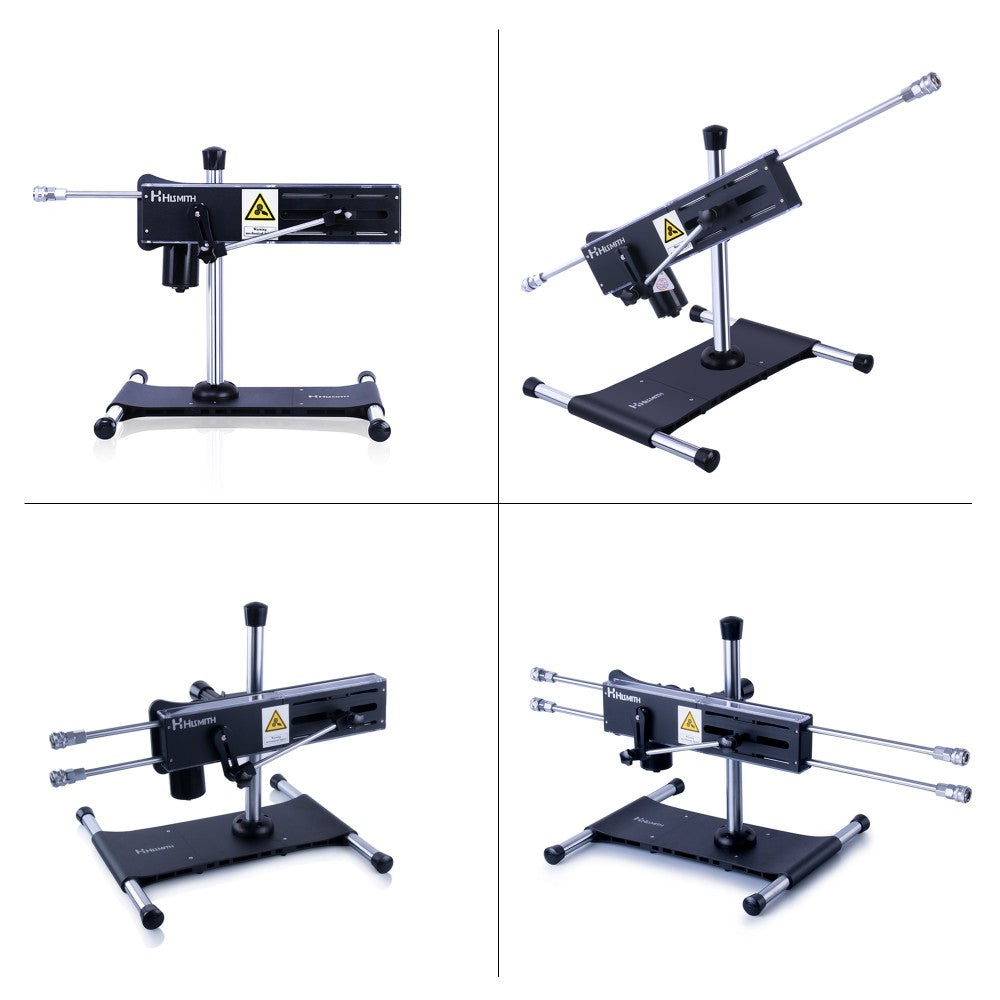 Hismith Dual-Ended Double Penetration Sex Machine with 100-Watt Motor, KlicLok System