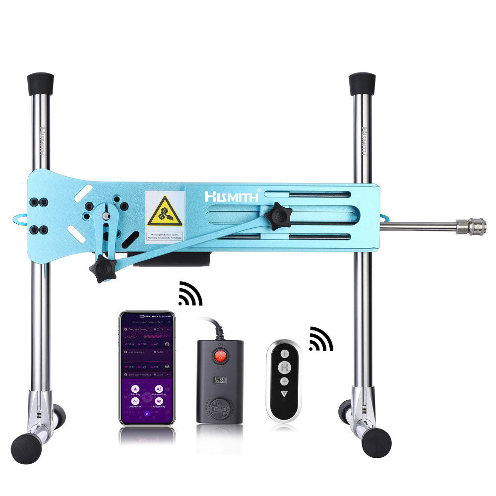 Hismith App Controllable Sex Machine with Wireless Remote/Speed Dial Control, 100-Watt Motor, KlicLok System
