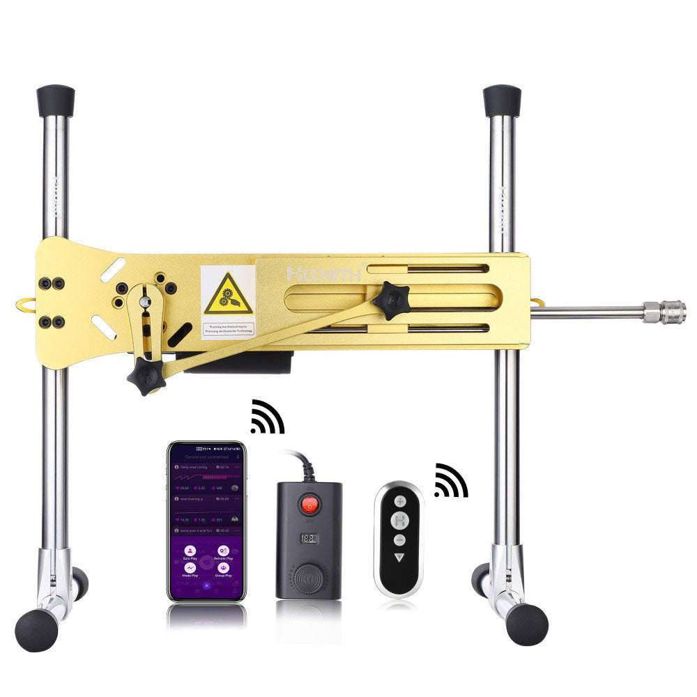 Hismith Sex Machine with App Control/Wireless Remote/Speed Dial, 100-Watt Motor, KlicLok System