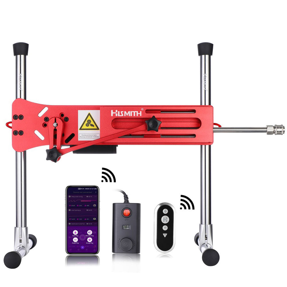 Hismith App Controllable Sex Machine with Wireless Remote/Speed Dial Control, 100-Watt Motor, KlicLok System