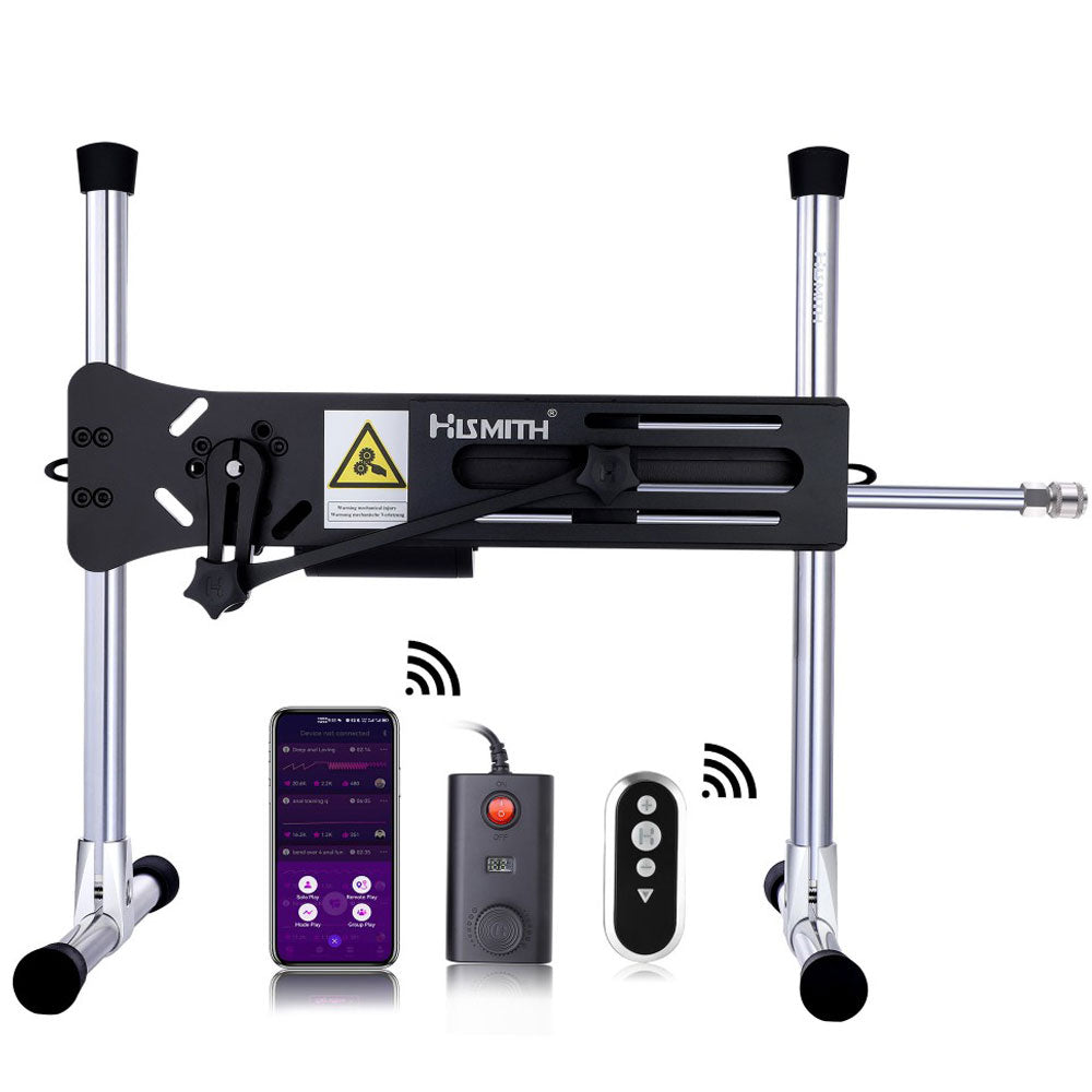 Hismith App Controlled Sex Machine with Remote/Speed Dial Control, 100-Watt Motor, KlicLok System