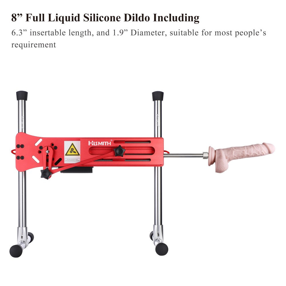 Hismith Sex Machine with App Control/Wireless Remote/Speed Dial, 100-Watt Motor, KlicLok System