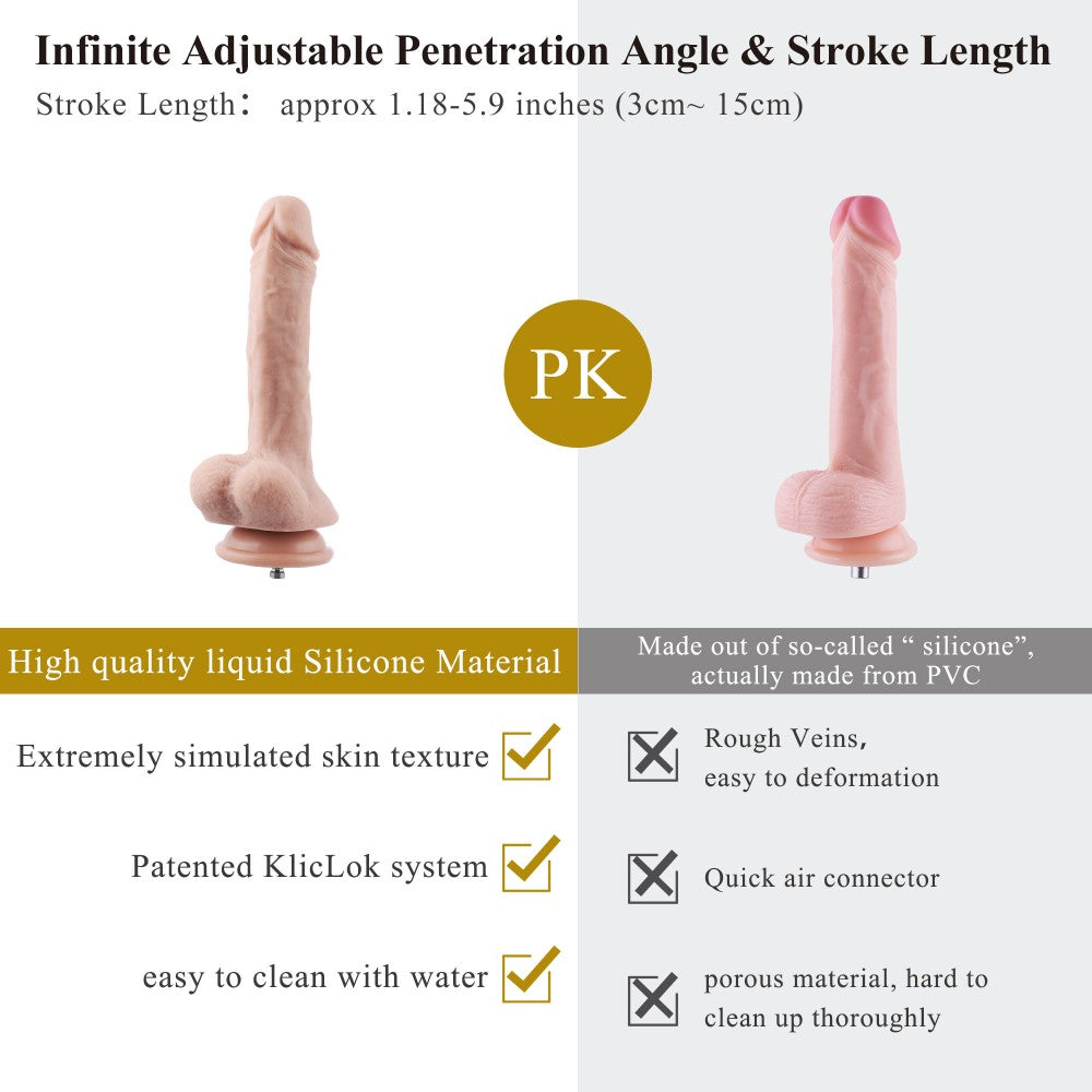 Hismith Bluetooth Sex Machine with APP/Remote/Speed Dial Control, 100-Watt Motor, KlicLok System