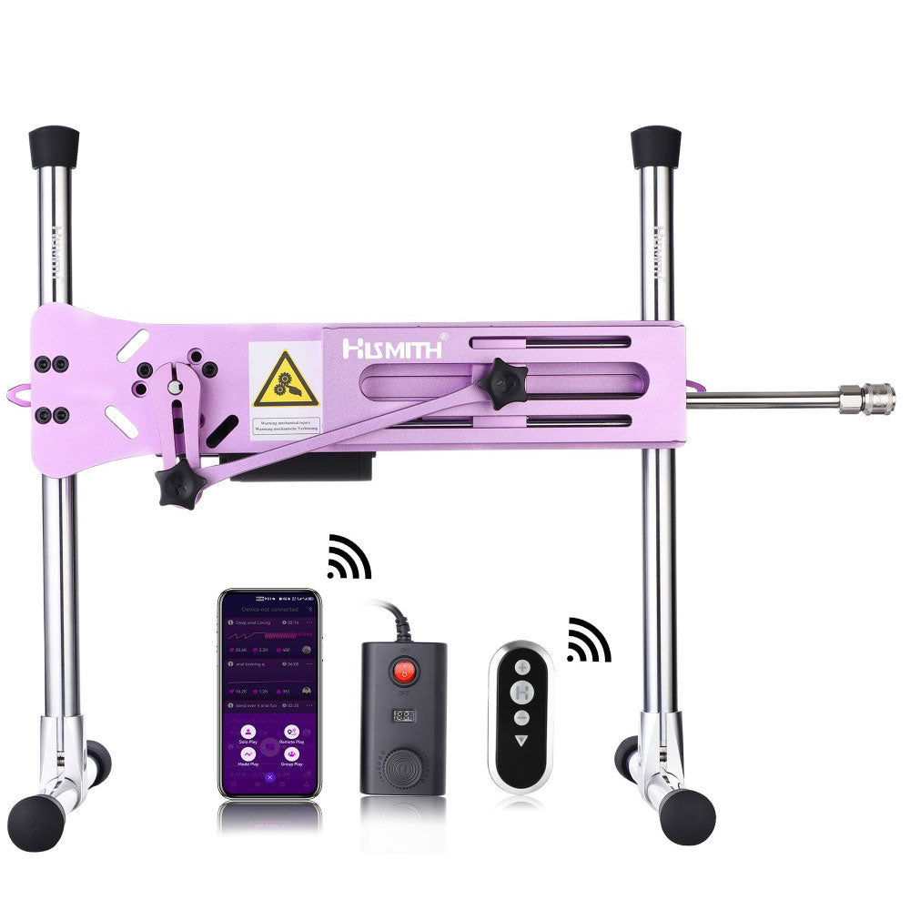 Hismith App Controllable Sex Machine with Wireless Remote/Speed Dial Control, 100-Watt Motor, KlicLok System