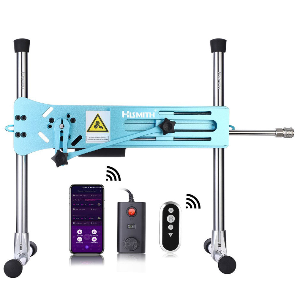Hismith App Controlled Sex Machine with Remote/Speed Dial Control, 100-Watt Motor, KlicLok System
