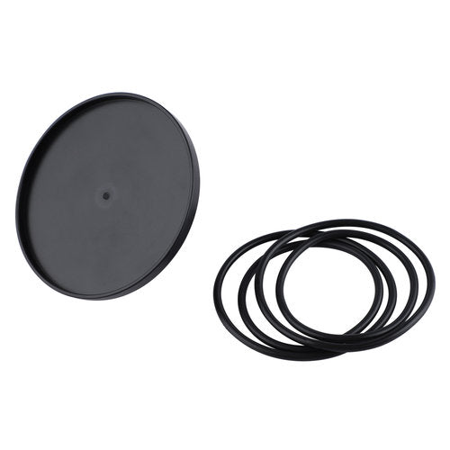 Non-Suction Dildo Suction Cup Adapter for Hismith Sex Machines, w/ 2 Pair Rubber Bands