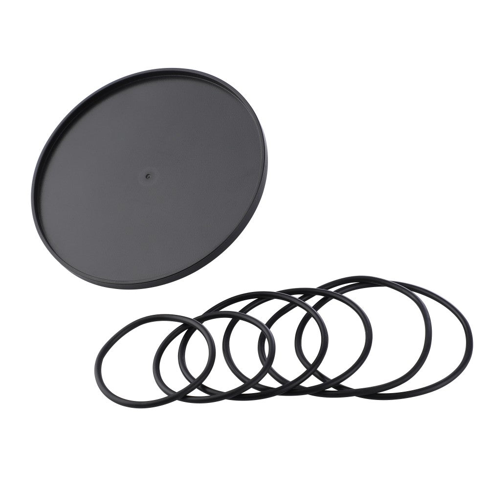 Non-Suction Dildo Suction Cup Adapter for Hismith Sex Machines, w/ 2 Pair Rubber Bands