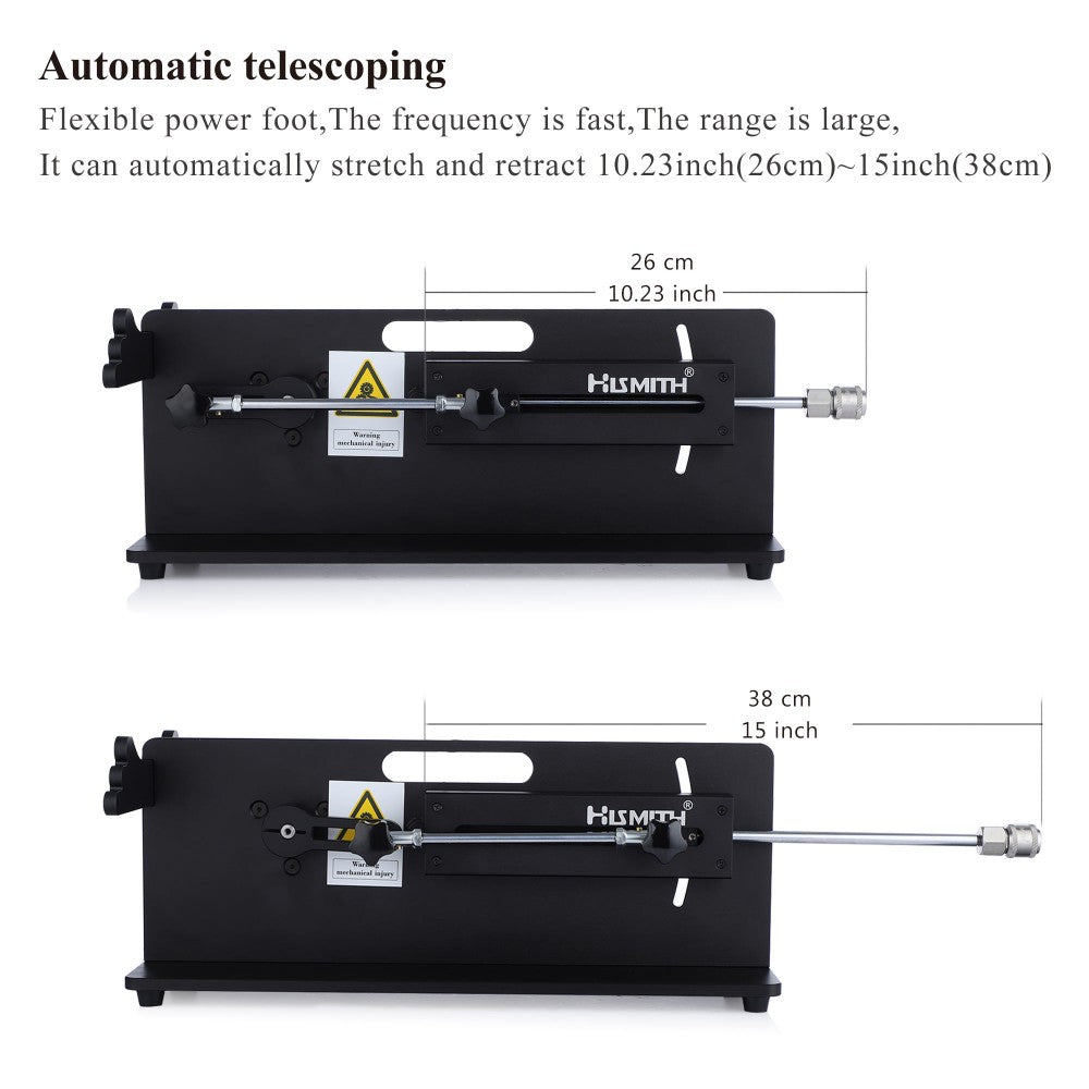 Hismith Table Top 2.0 Pro Sex Machine with APP/Remote/Wired Control, 100-Watt Motor, KlicLok System