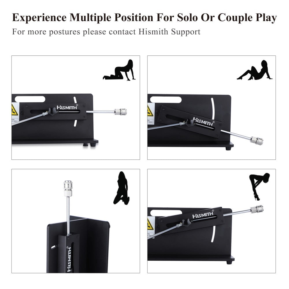 Hismith Table Top 2.0 Pro Sex Machine with APP/Remote/Wired Control, 100-Watt Motor, KlicLok System