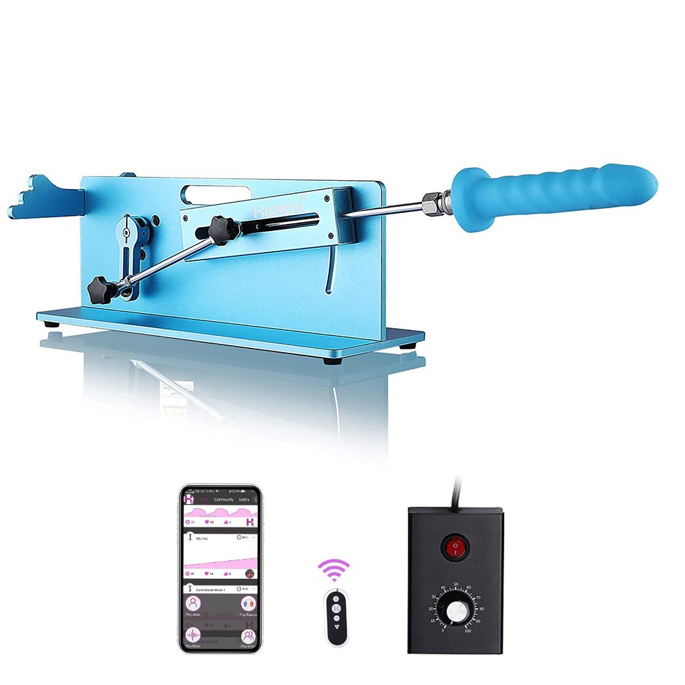 Hismith Table Top 2.0 Pro Sex Machine with APP/Remote/Wired Control, 100-Watt Motor, KlicLok System