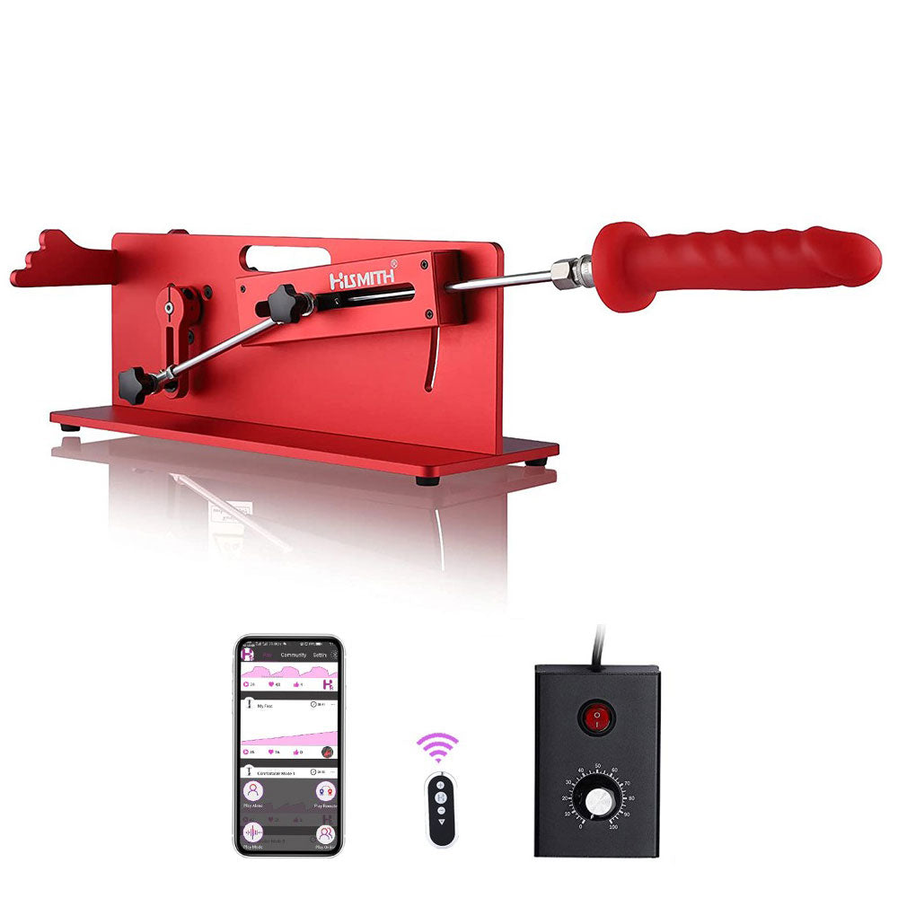Hismith Table Top 2.0 Pro Sex Machine with APP/Remote/Wired Control, 100-Watt Motor, KlicLok System