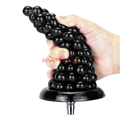 6.3-inch Grape Tapered Anal Plug Attachment for Lustti Sex Machines