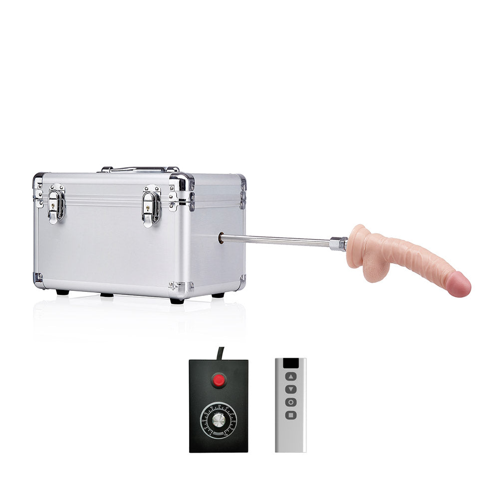 Lustti Fuck Toolbox Sex Machine FM05 with 120-Watt Motor, Anti-Rotation Connecting System