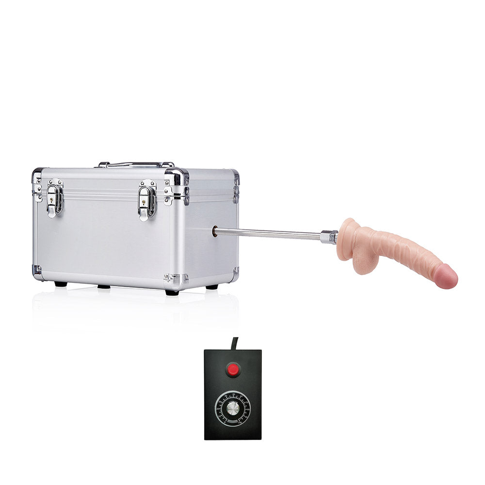 Lustti Fuck Toolbox Sex Machine FM05 with 120-Watt Motor, Anti-Rotation Connecting System