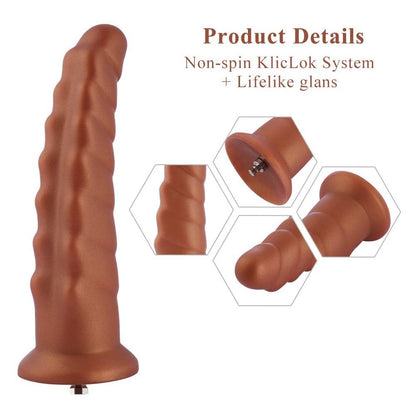 10.24'' Huge Arthropod P-Spot Silicone Dildo for Hismith Sex Machines