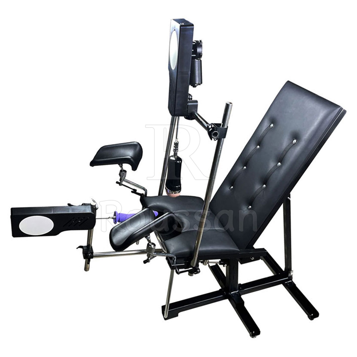 Ultimate Obedience Chair with Two Roussan Sex Machines