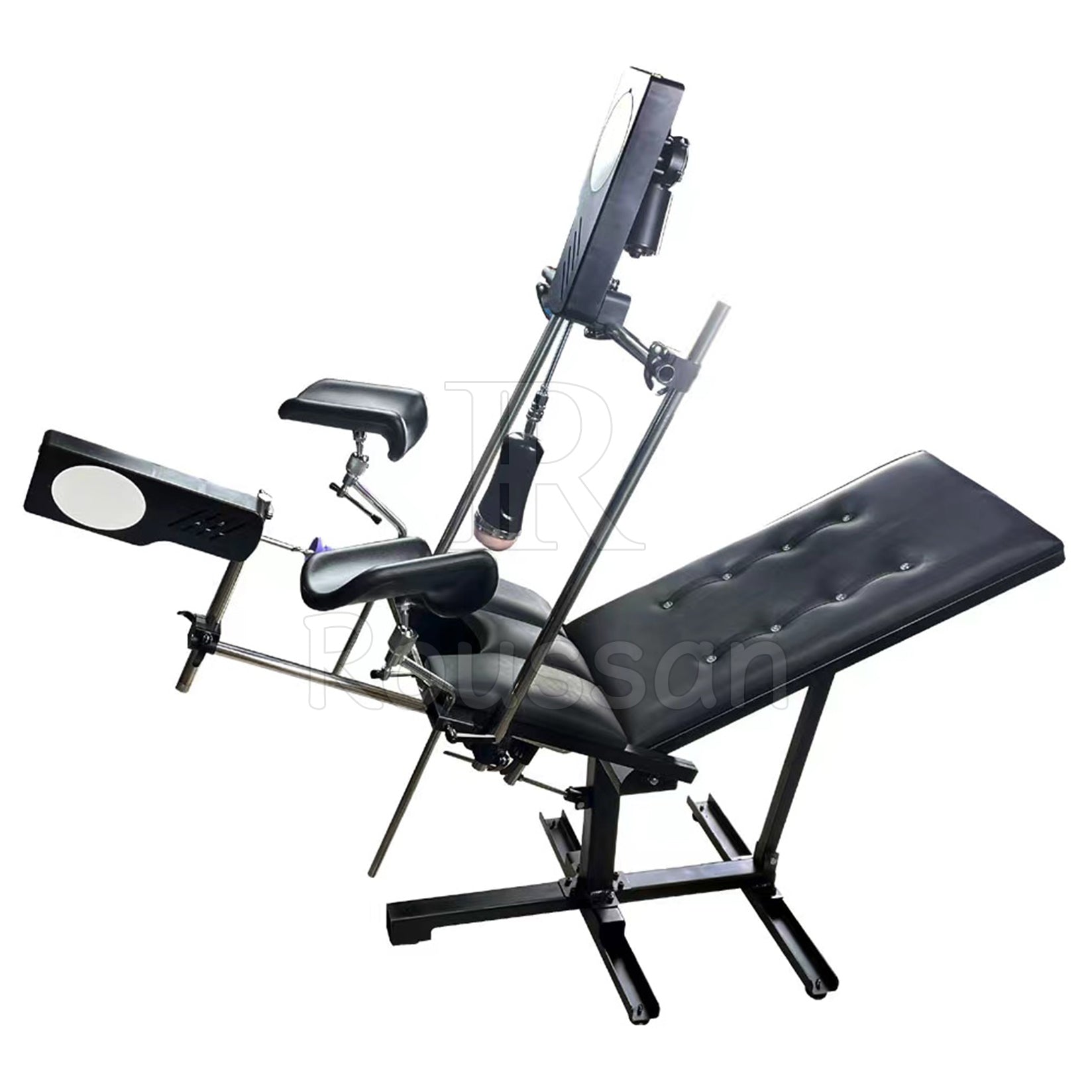 Ultimate Obedience Chair with Two Roussan Sex Machines