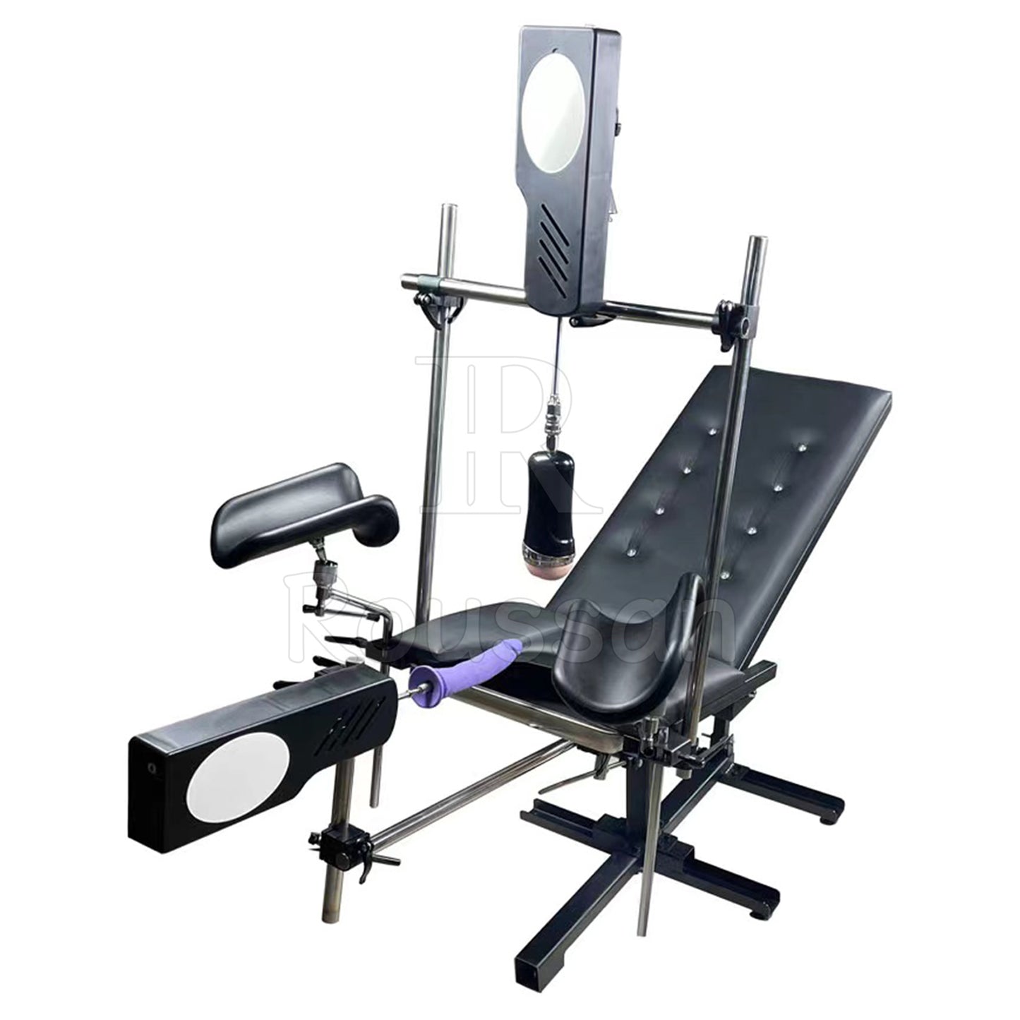 Ultimate Obedience Chair with Two Roussan Sex Machines