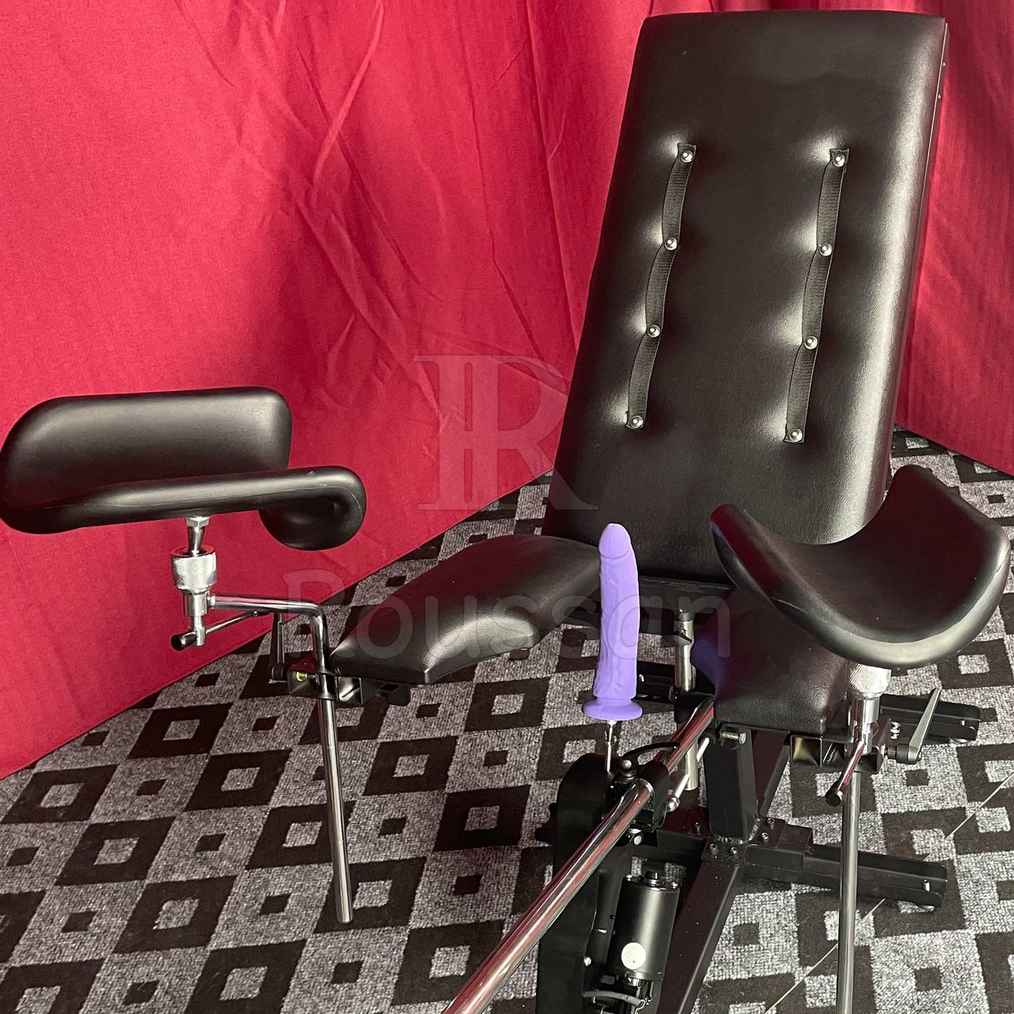 Ultimate Obedience Chair with Roussan Sex Machine - Vertical Penetration