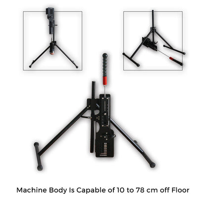 Roussan Flexible Sex Machine Black Magic, 120-Watt Motor, Quiet & Full-Angle Auto Thrusting Fuck Machine