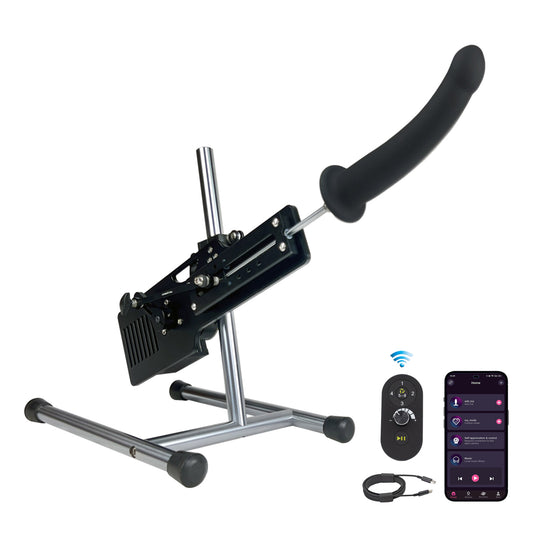 Roussan Sex Machine Black Dragon - Professional (App/Wired/Wireless Control)