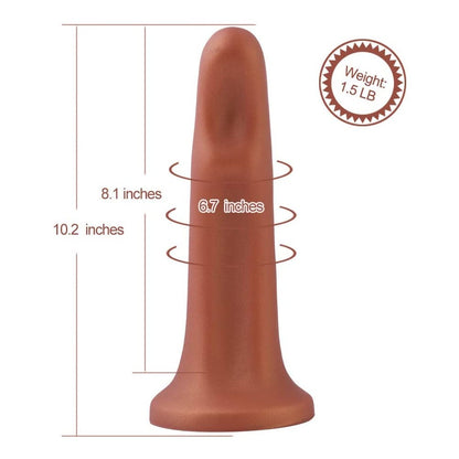 10.2" Big Knife Silicone Dildo Attachment for Hismith Sex Machines