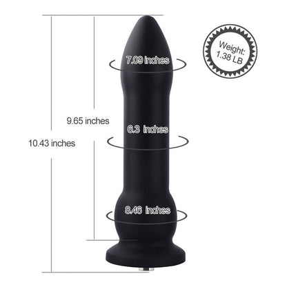 10.43'' Bullet Anal Sex Toy Attachment for Hismith Sex Machines