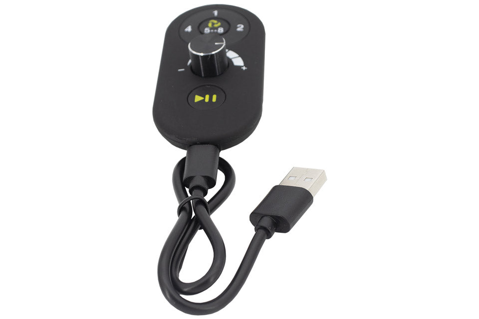 Wireless Remote Control w/ USB Charging Cable