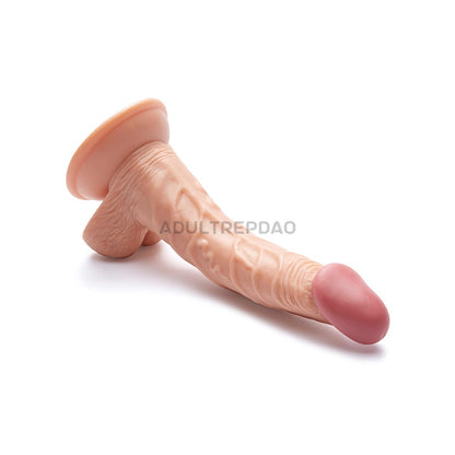 8.07-inch Lifelike Large Curved G-spot Dildo Attachment for Lustti Sex Machines