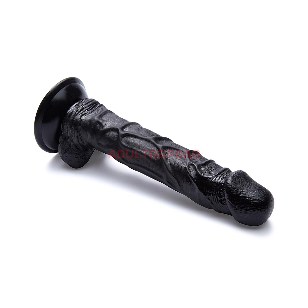 10.04-inch Veined King Bendable Dildo Attachment for Lustti Sex Machines